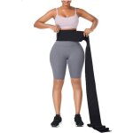 Ceinture de sudation femme et homme abdominale gaine amincissante ventre plat waist trainer sport noir ...