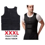 Ceinture de sudation pour homme - sauna d�bardeur de sudation - ventre plat gaine amincissante - noir ...