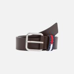 Ceinture - tommy hilfiger - tjm ryan 3. 5 - cuir lisse - marron - chic
