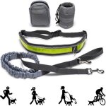 Ceinture ventrale - chien - gris - nylon résistant - mains libres - 1. 50 - 1. 80 m Ceinture ventrale - chien - gris - nylon résistant - mains libres - 1. 50 - 1. 80 m