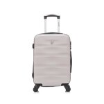 Valise cabine 55x35x25 cm bagages cabine l�g�re et rigide approuv�e par 100 + compagnies a�riennes gris ...