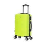 Valise cabine 55x35x25cm valise celims weekend ultra - lger abs cadenas 4 roues 360 vert pomme