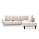 Celine - canapé dangle convertible avec coffre en tissu beige - angle droit Celine - canapé dangle convertible avec coffre en tissu beige - angle droit
