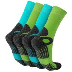 Celodoro 4 paires de chaussettes unisexes ? randonn�e sport & travail respirantes et renforc�es - bleu ...