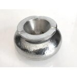 Cendrier en aluminium fait main du maroc ? coul� et martel� � la main par des artisans de marrakech