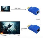 Cent 1pair hdmi extender adaptateur rj45 signal amplification transmetteur rcepteur 30 mtres