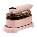 Centrale vapeur avec table � repasser et fer suspendu 6 r�glages de temp�rature �cran lcd arr�t automatique ...