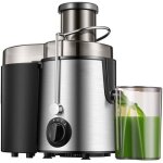 Centrifugeuse extracteur jus - 400w 65mm bouche inox sans bpa avec brosse classe nergtique a + + + ...