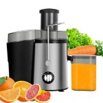 Centrifugeuse extracteur de jus - centrifugeuse fruits et legumes - 450w - 12 l et 500 ml - 70 mm large ...