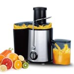 Centrifugeuse de fruit - extracteur de jus - fruits et l�gumes - 2 vitesses - bouche 65 mm - design anti ...