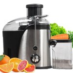 Centrifugeuse fruits et lgumes 400w 22000rpm extracteur de jus lectrique avec double vitesse sparateur ...