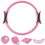 Cerceau de fitness kit essentiel de pilates pour femmes 5 pcs anneau de pilates ballon de yoga pour jambes ...