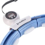 Cercle - cerceau aerien hms - 17 - 44 - 582 - hula hop hhm15 avec aimant et poids bleu + compteur