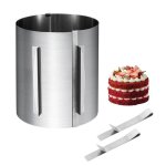 Cercle a patisserie r�glable 16 - 30cmcercle � g�teau extensible avec �chelleanneau � g�teau 20cmavec ...