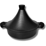 Cflagrant tajine marocain 28cm faon pierre induction avec couvercle revtement sans pfoa