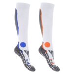 Cflex chaussettes de compression running pour hommes et femmes (2 paires) chaussettes de sport hautes ...