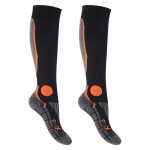 Cflex chaussettes de compression running pour hommes et femmes (2 paires) chaussettes de sport hautes ...
