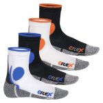 Cflex - chaussettes de running / course  pied (4 paires) pour hommes et femmes toutes les couleurs