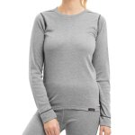 Cflex t - shirt de ski et thermo pour femme - sous - vtement chaud  manches longues polardry - gris ...