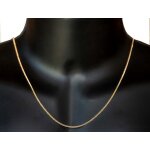 Chaine 50cm homme femme en plaqu or 18 carats moyenne moins de 2mm (1. 8) pour pendentif