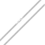Chaine courbe eds jewels homme argent fin 925 46cm 40456