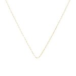 Chane femme plaqu or 18 carats ? maille forat diamante fine 11 mm ? longueur 40 cm + 5 cm ? collier ...