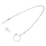 Cha�ne de pied fendue en acier inoxydable pour grands perroquets bracelet de cheville dentra�nement pour ...