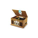 Evidence acoustics ea - pl300 wood ? cha�ne platine vinyle vintage 33 / 45 / 78 cd cassette bluetooth ...