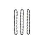 Chanes trononneuse 14 lot 3 52 maillons faible rebond husqvarna bosch mcculloch