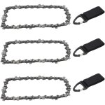 Cha�nes de tron�onneuse gta 26 4�� 14�� 28 maillons paquet de 3 mini cha�ne de tron�onneuse de 11 mm ...