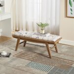 Chairus banc  entre design ottoman en lin banc de rangement vintage banquette dentre et pouf bout ...
