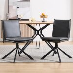 Chairus chaise de salle � manger lot de 2 chaise salle � manger pivotante chaise de cuisine rembourr�e ...