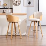 Chairus tabouret de bar lot de 2 tabourets de comptoir en velours chaise haute bar avec pieds en bois ... Chairus tabouret de bar lot de 2 tabourets de comptoir en velours chaise haute bar avec pieds en bois ...