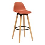 Chaise de bar maxon en hêtre & métal h925cm rose terracotta - atmosphera createur dinterieur Chaise de bar maxon en hêtre & métal h925cm rose terracotta - atmosphera createur dinterieur
