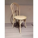 Chaise bistrot drevo orme lin - atmosphera createur dinterieur - beige Chaise bistrot drevo orme lin - atmosphera createur dinterieur - beige