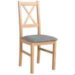 Chaise en bois ? trunos ? gris / ch�ne sonoma