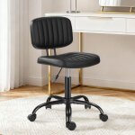 Chaise de bureau - alightup - chaise � roulettes pivotant 360� hauteur r�glable sans accoudoirs 43 * ...