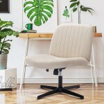 Chaise de bureau colamy réglable en hauteur fauteuil de bureau pivotant avec assise et dossier rembourrés ... Chaise de bureau colamy réglable en hauteur fauteuil de bureau pivotant avec assise et dossier rembourrés ...