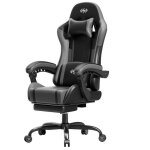 Chaise de bureau chaise ergonomique coussin lombaire massant dossier r�glable - appuie - t�te - soutien ...