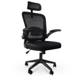 Chaise de bureau ergonomique hauteur ajustable avec appuie - tête et accoudoir réglables fauteuil de ... Chaise de bureau ergonomique hauteur ajustable avec appuie - tête et accoudoir réglables fauteuil de ...