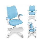 Chaise de bureau ergonomique - mark adler - junior 4. 6 - bleu - hauteur r�glable - accoudoirs fonctionnels ...