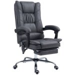 Chaise de bureau fauteuil de bureau massant chauffant inclinable 135� r�glable hauteur 120kg ergonomique ...