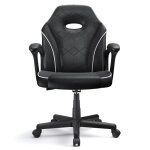 Chaise de bureau gaming acgam cg - 4746 - petite version - dossier ergonomique en mousse - pivotante ...