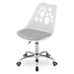 Chaise de bureau � roulettes pour enfant - hauteur r�glable de 41 � 52. 5 cm - fauteuil de bureau pivotant ...