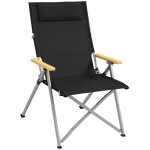 Chaise de camping - outsunny - pliante et portable - dossier ajustable appui - tte rembourr poche - ...