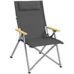 Chaise de camping - outsunny - pliante et portable - dossier ajustable appui - tte rembourr poche - ...