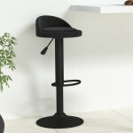 Chaise de cuisine / tabouret de bar - uu - noir velours 36 x 38 x (72 - 94)cm vidaxl4109839