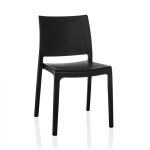 Chaise dextérieur - hjh living - t37 v - noir - plastique Chaise dextérieur - hjh living - t37 v - noir - plastique