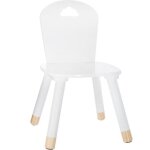 Chaise enfant douceur blanc - atmosphera createur dinterieur Chaise enfant douceur blanc - atmosphera createur dinterieur
