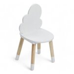 Chaise enfant la tete dans les nuages - factory - blanc 25x25x50 cm